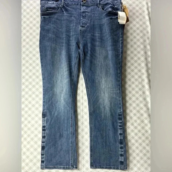 Seven7 Other - Seven7 Able Men's Slim Straight Denim Jeans Adaptive Pants Size 42W 30L 42x30